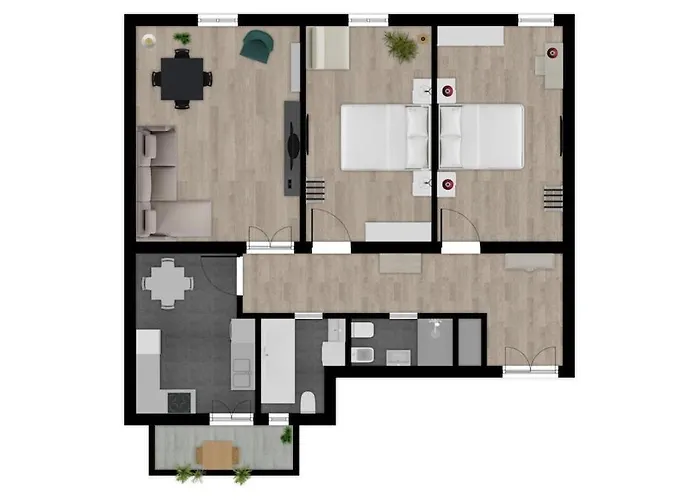 C&y - Vaticano St Peter - Luxe Penthouse Flat Apartman Róma